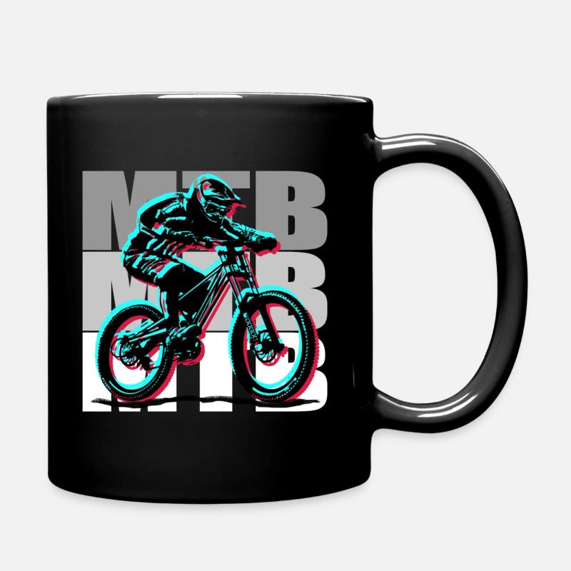 MTB Bike - Tasse einfarbig - Schwarz