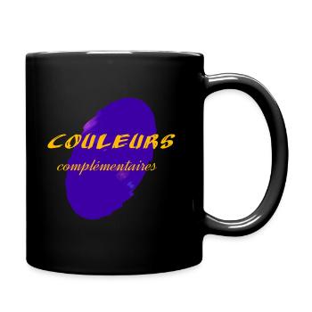 Couleurs complementaires 1 - Mug uni - noir - Droite