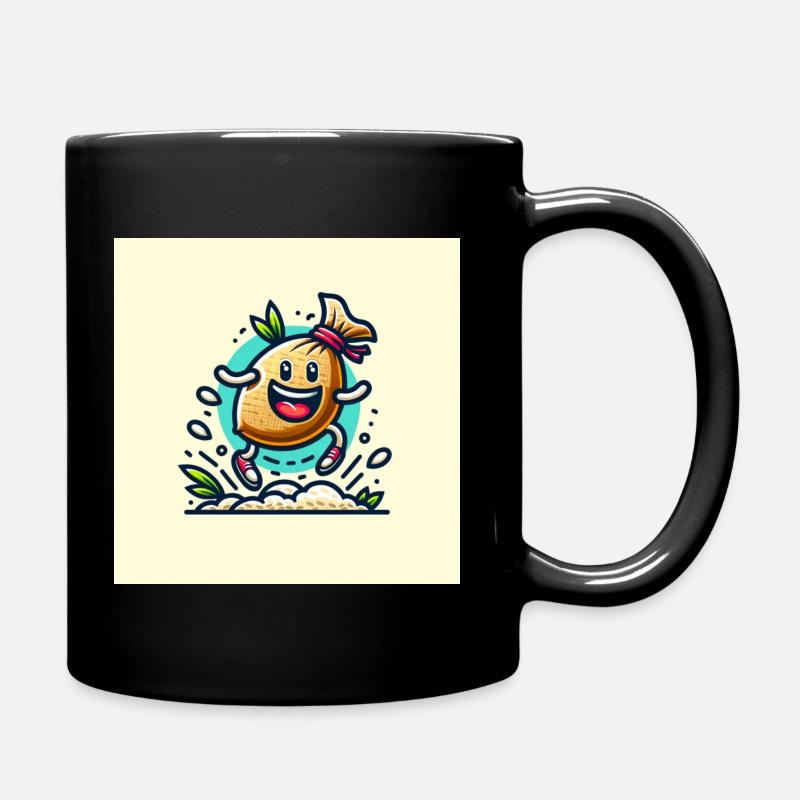 Reiskorn Rambazamba - Tasse einfarbig - Schwarz