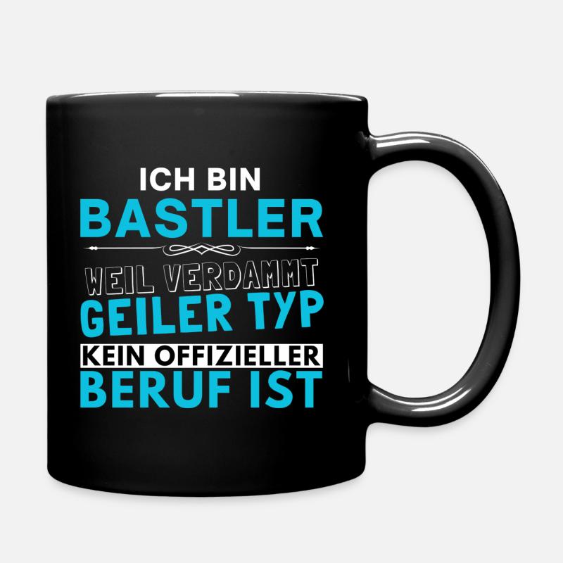 Verdammt geiler Typ - Bastler Edition - Tasse einfarbig - Schwarz