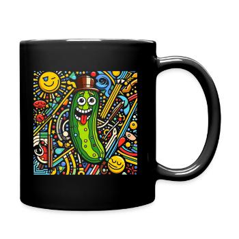 Concombres drôles - Mariner et rire - Mug uni - noir - Droite