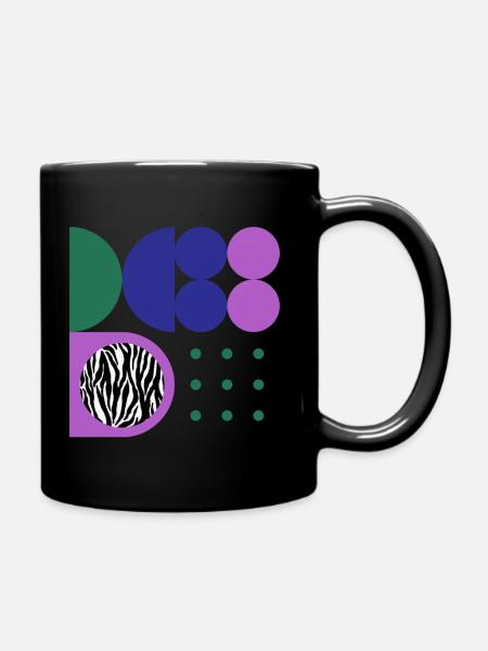 Geo - Mug uni - noir