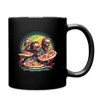 Pizza Till I Die - Full Colour Mug - black - Right
