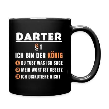 Darter Gift - I'm the King - Full Colour Mug - black - Right