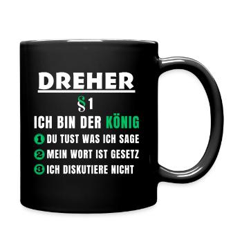 Turner Gift - I'm the King - Full Colour Mug - black - Right