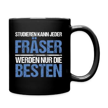 Anyone can study - Milling Cutter Edition - Full Colour Mug - black - Right