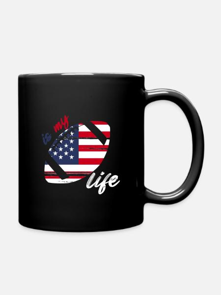 Is my Life - Full Colour Mug - black