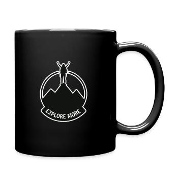 Explore more - Wanderer - Full Colour Mug - black - Right