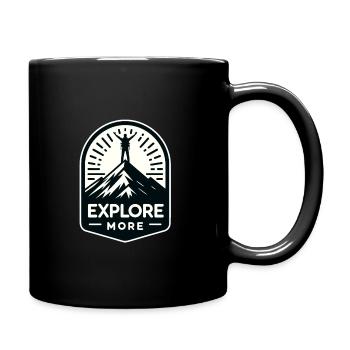 Explore more - Wanderer - Full Colour Mug - black - Right