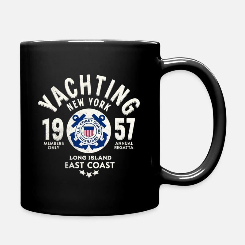 Yachting New York US Coast Guards - Mug uni - noir