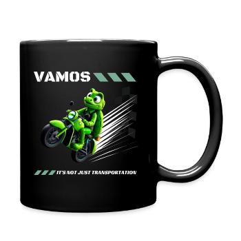 VAMOS - Cool Bikes, not just TRANSPORTATION. - Full Colour Mug - black - Right