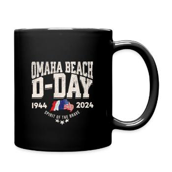D Day Omaha Beach 2024 - Mug uni - noir - Droite