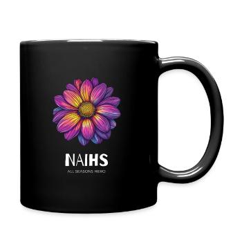Lustiges Outfit für Genießer, Blume, Garten - Tasse einfarbig - Schwarz - Rechts