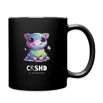 Funny outfit for stressed, stubborn, cat - Full Colour Mug - black - Right