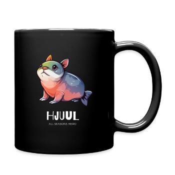 Lustiges Outfit für Heulsusen, Monster - Tasse einfarbig - Schwarz - Rechts