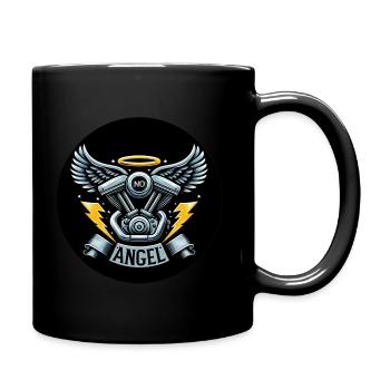 NoAngel - BikerSticker - Tasse einfarbig - Schwarz - Rechts