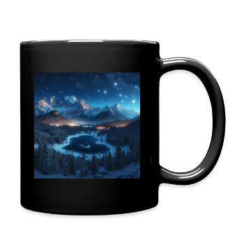 Paysage - Mug uni - noir - Droite
