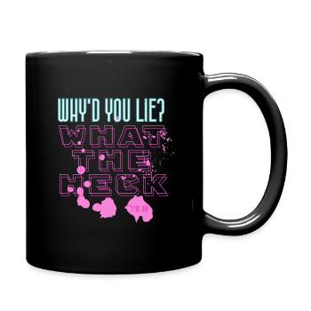 What The Heck - Tasse einfarbig - Schwarz - Rechts