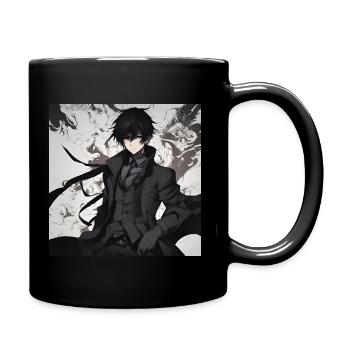 Anime Dark Boy - Full Colour Mug - black - Right