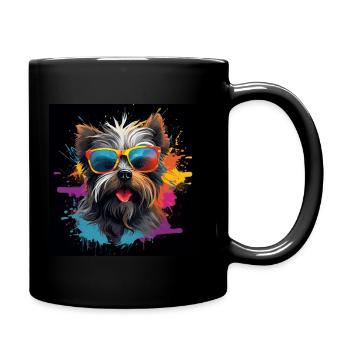 Terrier blanc Highland de l’Ouest frais - Mug uni - noir - Droite