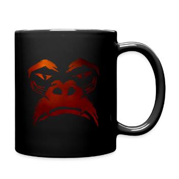 Gorilla Grimace - Full Colour Mug - black - Right