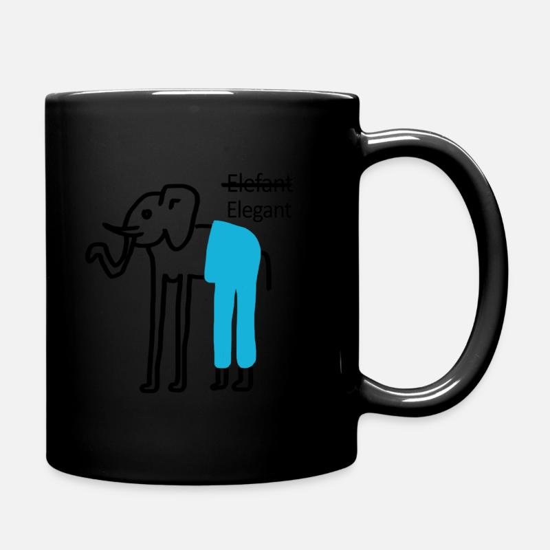 elegant - Full Colour Mug - black
