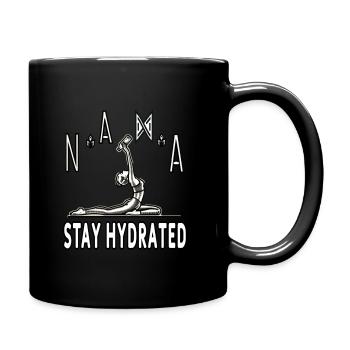 Namaste Hydrated: The Ultimate Yoga Wellness - Mug uni - noir - Droite
