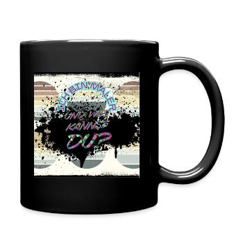 Ich bin Maler - und was kannst du? - Tasse einfarbig - Schwarz - Rechts