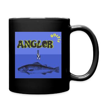 Angler Outfit: Petri Heil! - Tasse einfarbig - Schwarz - Rechts