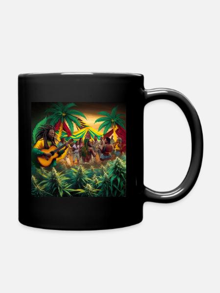 Jamaica Nr 2 - Tasse einfarbig - Schwarz