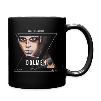 Dolmengöttin Langeneichstädt - Tasse einfarbig - Schwarz - Rechts