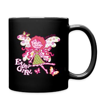 Fairy Girl - Full Colour Mug - black - Right