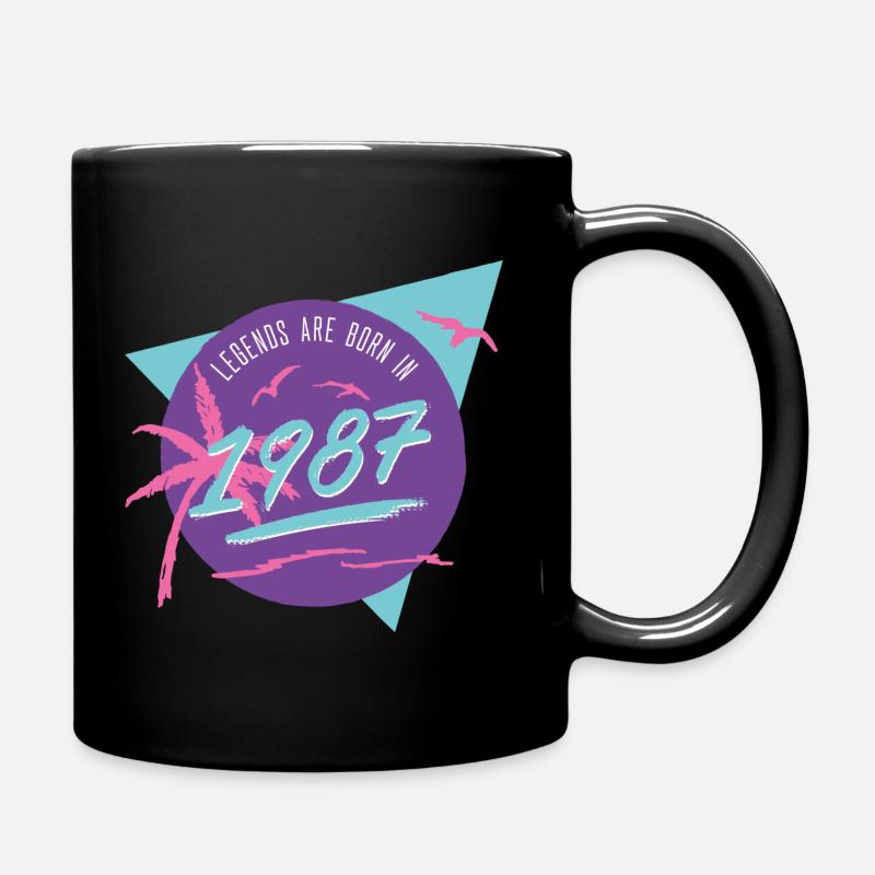 Des légendes sont nées en 1987 - Mug uni - noir