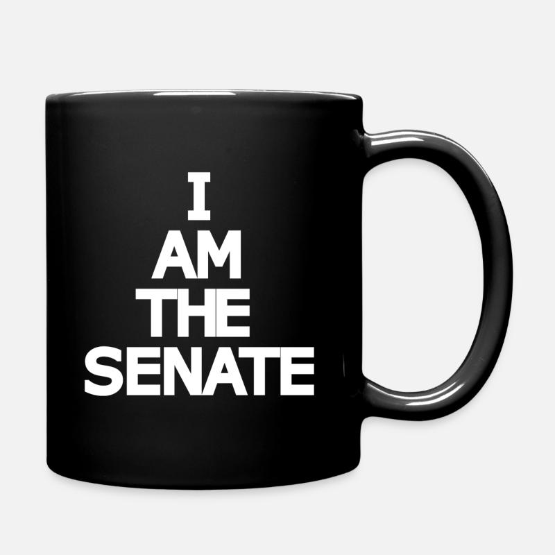 I Am The Senate - Full Colour Mug - black
