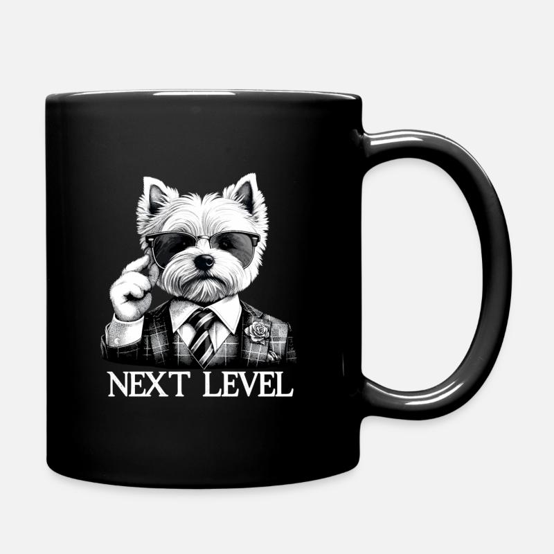 West Highland White Terrier Next Level Anzug - Tasse einfarbig - Schwarz