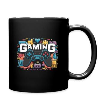 Gaming - Controller - Tasse einfarbig - Schwarz - Rechts