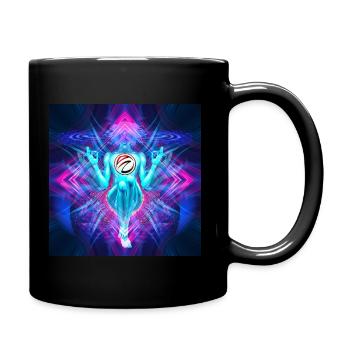 "Avalokiteśvara" Psytrance Goa Trance Style/Clair - Mug uni - noir - Droite