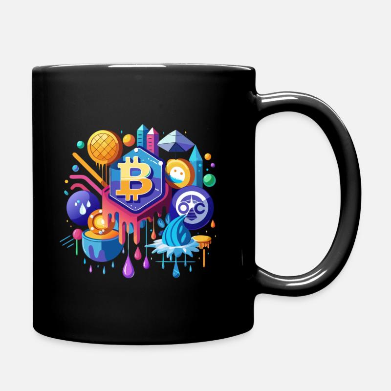 Crypto - Tasse einfarbig - Schwarz