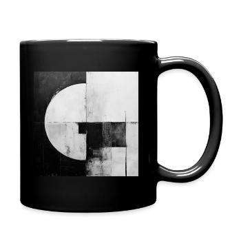 Bauform 2 - Tasse einfarbig - Schwarz - Rechts