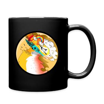 June by speepy - Mug uni - noir - Droite