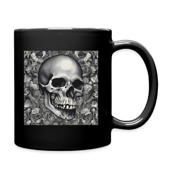 Gothic Anatomy - Tasse einfarbig - Schwarz - Rechts