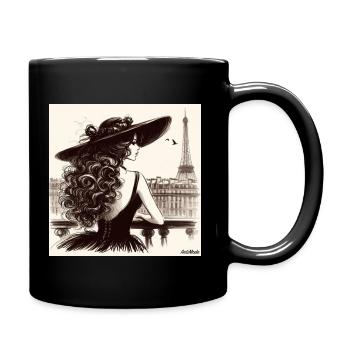 Elegance 2 - Full Colour Mug - black - Right