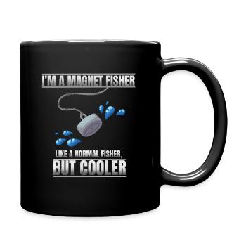 I'm a magnet fisher - Full Colour Mug - black - Right