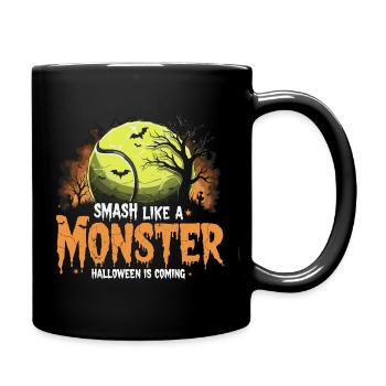 Tennis T-Shirt Halloween Monster Smash - Tasse einfarbig - Schwarz - Rechts