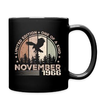 Incomparable since November 1966 58 Anniversary - Full Colour Mug - black - Right
