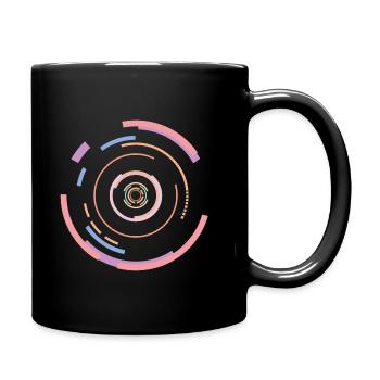 Spiral Pastell - Tasse einfarbig - Schwarz - Rechts