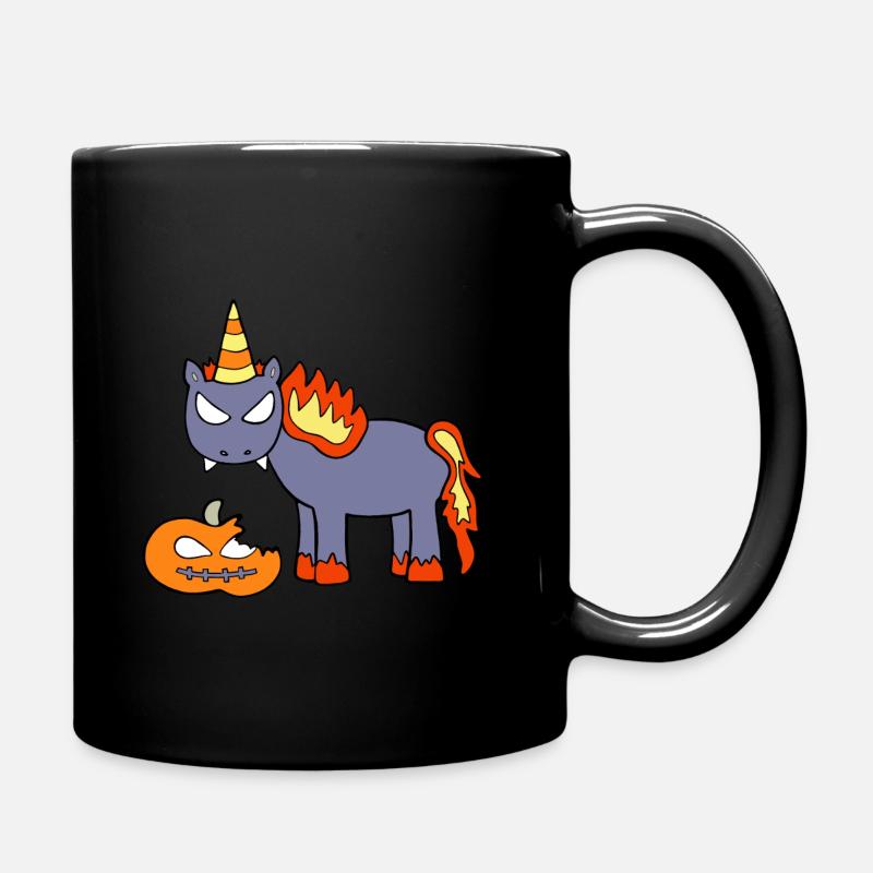 Licorne zombie - Mug uni - noir