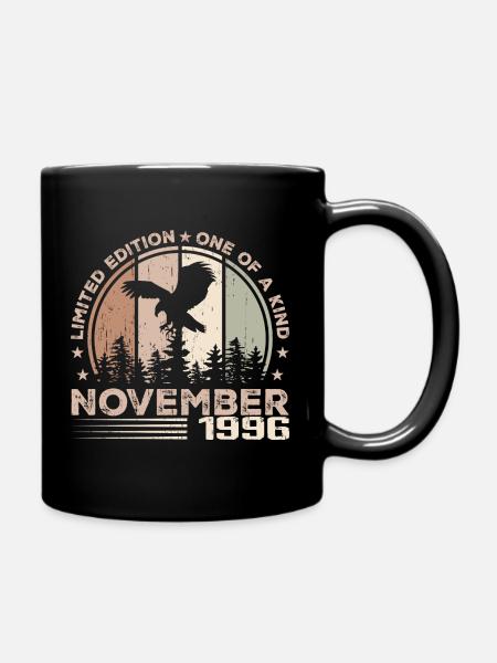 Incomparable depuis novembre 1996 28 Anniversaire - Mug uni - noir