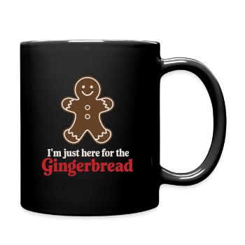Gingerbread Gingerbread Man Gingerbread Christmas - Full Colour Mug - black - Right