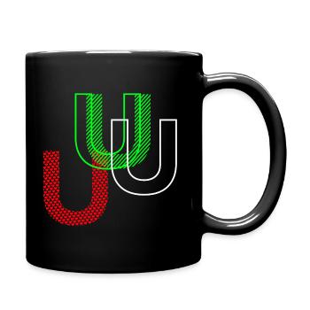 U Neon - Tasse einfarbig - Schwarz - Rechts